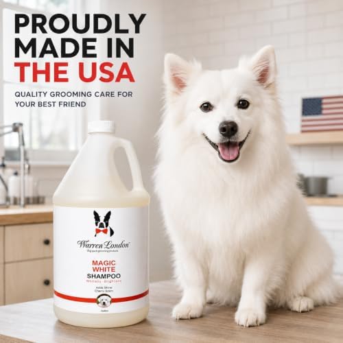 Warren London Magic Bright Whitening Dog Shampoo for White Coats, 1 Gallon - Image 6