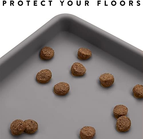 CatGuru Premium Cat Food Mat, Silicone Feeding Mat for Food and Water Bowls - Image 3