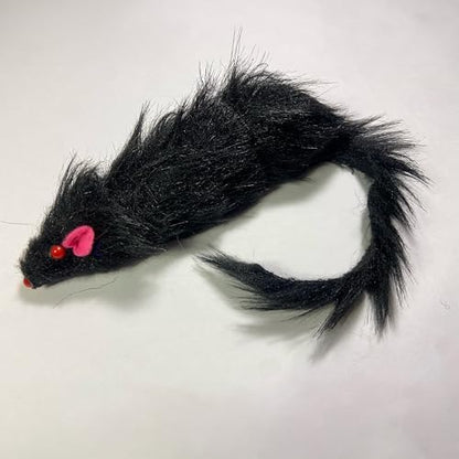 SPOT Shaggy Plush Ferret - Interactive Rattle and Catnip Fuzzy Toy for Indoor Cats and Kittens, Large Size Perfect for Pouncing, Chasing, Hunting, 11 Inches (Pack of 2) - Image 2