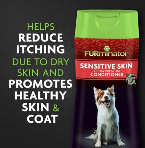 Furminator® Deshedding Ultra Premium Shampoo & Conditioner Bundle for Sensitive Skin. 16oz. - Image 2