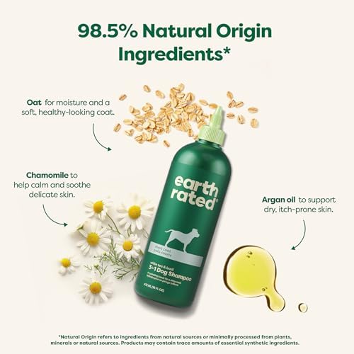 Earth Rated Soothing Hypoallergenic Dog Shampoo & Conditioner, 16 oz - Image 3