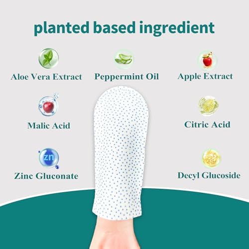 DR.EASY Upgraded Blue Dot Breath Freshener Dental Finger Wipes 80ct for Dog & Cat,Cleaning Pet Teeth Smoothly,Help Wipe Away Plaque&Tartar, No Added Harsh Chemicals No Brush Formula - Image 6