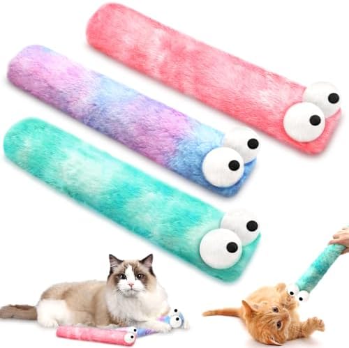 Cat Toys Pillows, 3 Pack Cat Kicker Toy for Kittens and Adult Cats by Unknown