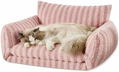 Hollypet Cat Bed Small Dog Orthopedic Couch Beds for Pets up to 20 lbs by Hollypet