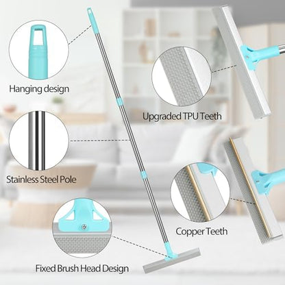 Carpet Rake for Pet Hair Removal Tool,Reusable Hair Remover Broom - Image 5
