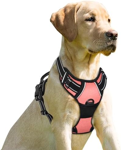 BARKBAY Dog Harness No Pull for Large Dogs Front Back Clips,Dog Vest by BARKBAY