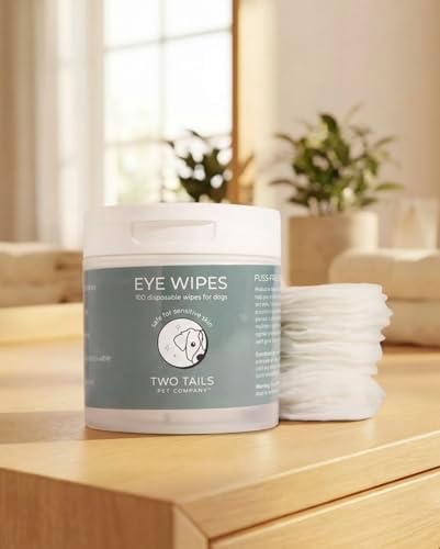 Two Tails Dog Eye Wipes, Fragrance-Free, 100 Disposable Wipes - Image 2