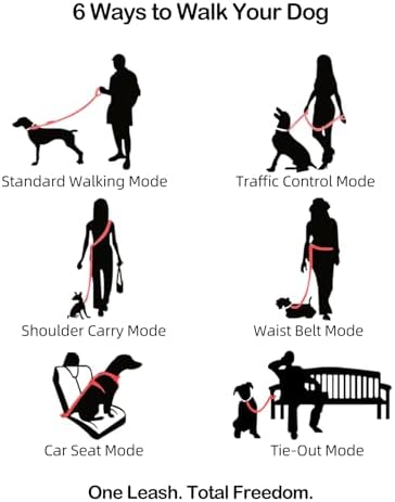 EVERKING Hands-Free Dog Leash with Waist Belt for Running & Walking - Image 3