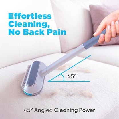 Pet Hair Removal Tool, Reusable Pet Hair Remover for Furniture, Couch, Carpet & Bedding, 17.3" Handle, Wide 7.3" Head, Mini Detail Brush, Easy Clean - Image 3