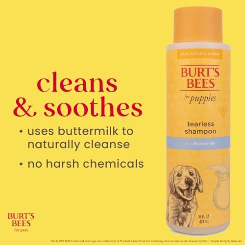 Burt's Bees for Pets Tearless Puppy Shampoo, with Buttermilk, 16 Fl Oz - Image 3