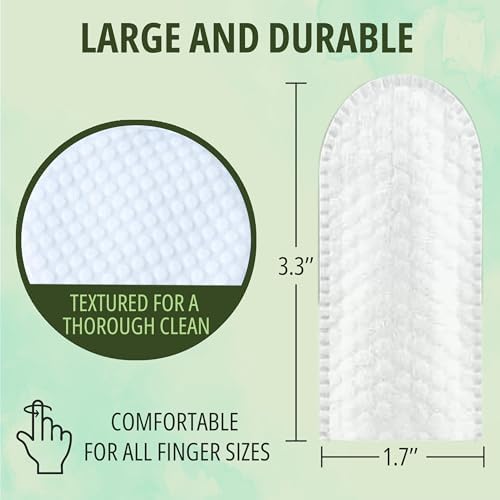 NOVEHA Dog Ear Wipes Finger Glove Fit | Easy Ear Cleaning for Dogs & Puppies, Cats & Kittens | Gentle Pet Ear Cleaner Finger Wipes for Puppy, Kitten & More | Cat & Dog Ear Wash | 2PK - 50ct - Image 3