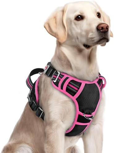 rabbitgoo Dog Harness for Large, No Pull 3 Buckles Easy On & Off by rabbitgoo
