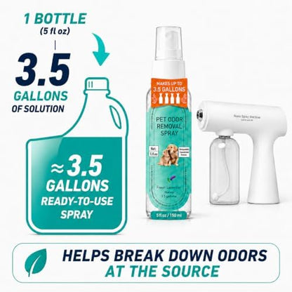 Pet & Home Odor Eliminator Bio-Enzyme Concentrate Spray Gun Kit - Image 2
