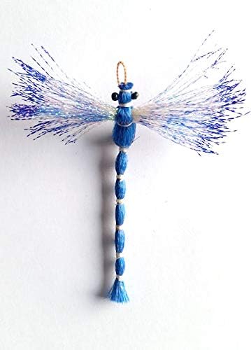 Cat Toy Teaser Wand - Dragonfly Teaser and Teaser Wand - Blue