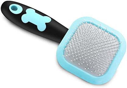 Slicker Brush, Dog Brush Gently Cleaning Pin Brush For Shedding Dog Hair Brush For Small Dogs Puppy Yorkie Poodle Rabbits Cats One Size Blue by Petpawjoy%C2%AETechnologyLimitedAfter-saleserviceandtechnicalsupportsupporthi-petpawjoycomTobeDistributorJoinusatinfohi-petpawjoycomhttpwwwhi-petpawjoycom