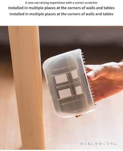 Cat Self-Grooming Corner Brush, Wall-Mounted Scratcher, Reduces Loose Hair, Self-Scratching Massager for Cats - Image 3