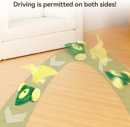 Migipaws cat Toy, Automatic Interactive Migicar Toy Like a Mouse, Intelligent Programme, Rechargeable Kitten Toy - Image 3