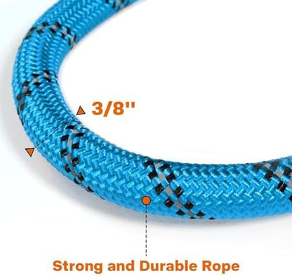 Taglory Rope Dog Leash for Small Medium Dogs, 5 FT Padded Handle, Blue - Image 3