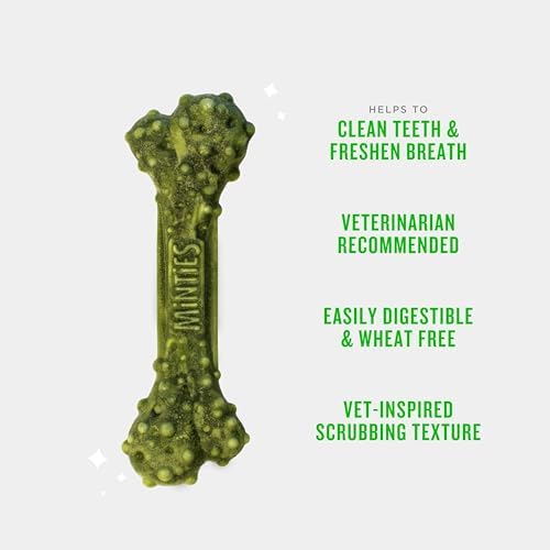 Minties Dental Chews for Dogs, 60 Count, Vet-Recommended Mint-Flavored Dental Dog Treats for Medium Dogs, Bones Clean Teeth, Fight Bad Breath, and Removes Plaque and Tartar - Image 3