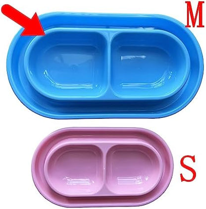 Ant Proof Cat Dish 32 Oz Pet Food Water Bowl for Dogs Cats Blue, M - Image 2