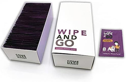 Dog Wipes - Individually Packaged - Hypoallergenic and Fragrance Free - Dog & Cat Face Paw & Butt Cleaner by Come+Here+Buddy