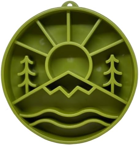 SodaPup Great Outdoors Enrichment Bowl – Durable Slow Feeder Bowl Made in USA from Non-Toxic, Pet-Safe, Food Safe Material for Mental Stimulation, Slowing Down Eating, Healthy Digestion, & More by SodaPup