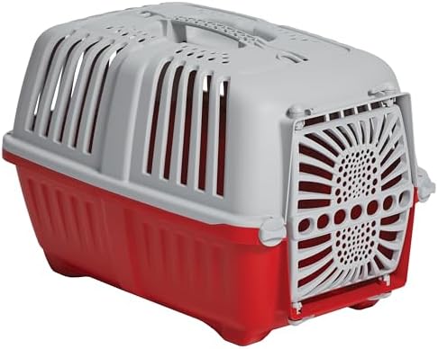 Midwest Homes Spree Travel Carrier, Small, Red - Dog & Cat Crate by MidWestHomesForPets