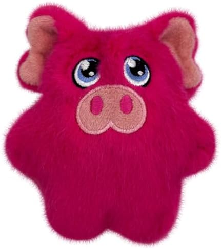 KONG Snuzzles Kiddos Mini Extra Small Dog Toy - Soft Plush Squeaky Toy for Small Dogs & Puppies (Frog/Pig/Duck Combo) - Image 5