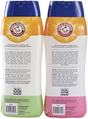 Arm & Hammer Dog Shampoo Combo Pack, Kiwi and Cucumber Mint Scent, 20 Fl Oz - Image 2