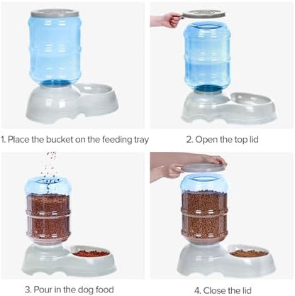 Kenond 11L Gravity Automatic Dog Feeder, Dog Food Dispenser for Large Breed - Image 5