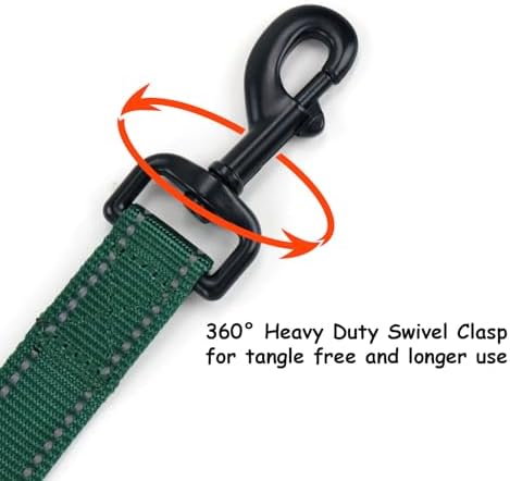 Wagtime Club Heavy Duty Double Handle Dog Leash for Large Medium Small Dogs - Image 3
