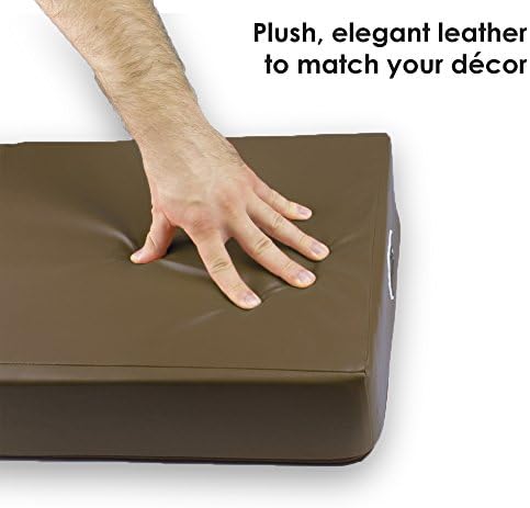 Weebo Pets Smooth Steps Folding Leather Pet Stairs (Brown) - Image 7