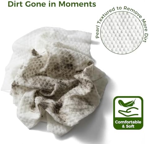600 Count Dog Wipes, Pet Wipes for Dogs & Cats, Hypoallergenic, Fragrance-Free Grooming Wipes for Cleaning & Hydrating Paws, Body & Butt | Sensitive Skin with Aloe Vera - Unscented - Image 5