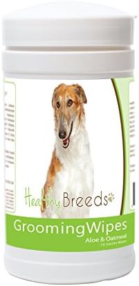 Healthy Breeds Borzois Grooming Wipes 70 Count by HealthyBreeds