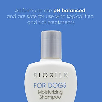 BioSilk for Dogs Silk Therapy Moisture Dog Shampoo, 12 Fl Oz, 2-Pack - Image 2