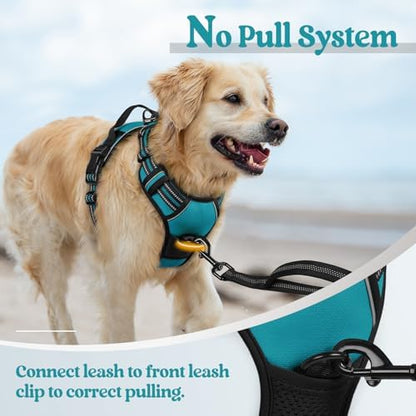 rabbitgoo Dog Harness, No Pull Medium Sized with 2 Leash Clips, Pet Vest - Image 5