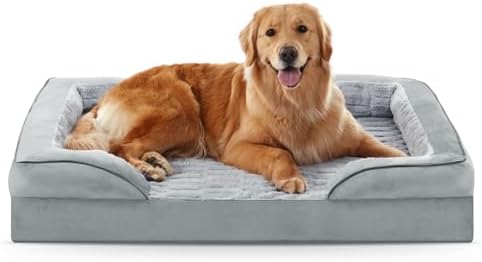 FURTIME Orthopedic Supportive Large Dog Bed, XL Waterproof Pet Bed by FURTIME