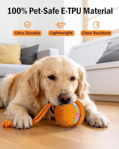 osou Interactive Dog Toy, Automatic Moving Dog Ball Toy with 2 Speed Modes - Image 4
