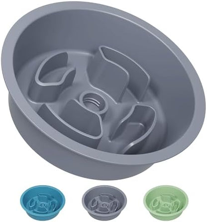 AVERYDAY Slow Feeder Dog Bowls for Medium Breeds Fits Raised Feeding Station, Puzzle Dog Food Bowls to Slow Down Eating, Dogs Feeding Bowl with Non-Slip, Slows Feeder Pet Bowl for Wet and Dry Food by YourAveryDay