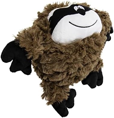 goDog PlayClean Sloth Squeaky Plush Dog Toy with Odor-Eliminating Essential Oils, Chew Guard Technology - Brown, Small - Image 5