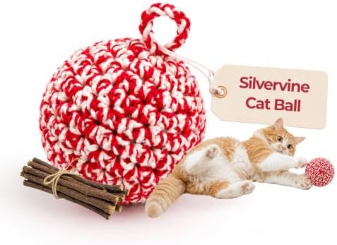 JAYU PET Red Cat Ball, 2.7 inch by JAYUPET