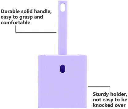 Cat Pooper Scooper, 2 in 1 Cat Litter Scoop with Holder Stand Cat Accessories Cat Supplies Kitty Litter Scoop Heavy Duty and Easy Clean Purple - Image 6