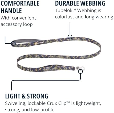 Ruffwear, Front Range Dog Leash, 5 ft Lead, Deep Jungle - Image 3