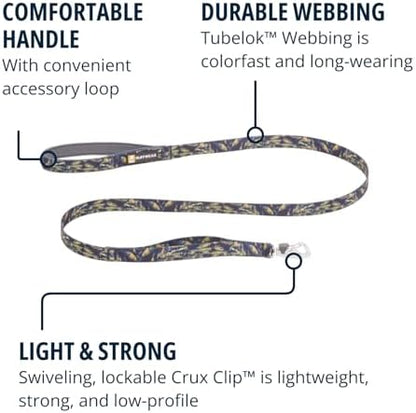 Ruffwear, Front Range Dog Leash, 5 ft Lead, Deep Jungle - Image 3