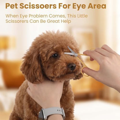 2PCS Dog Combs Dog Eye Comb Set Pet Facial Grooming Comb Tear Stain Remover - Image 6
