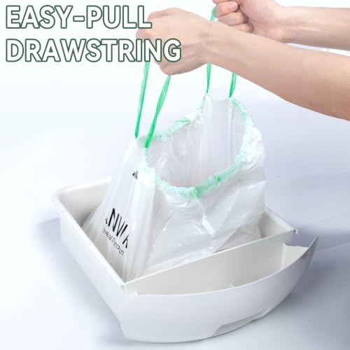 ANWA 120 Count Automatic Litter Box Bags, Litter Box Robot 4/5 Waste Bags - Image 5