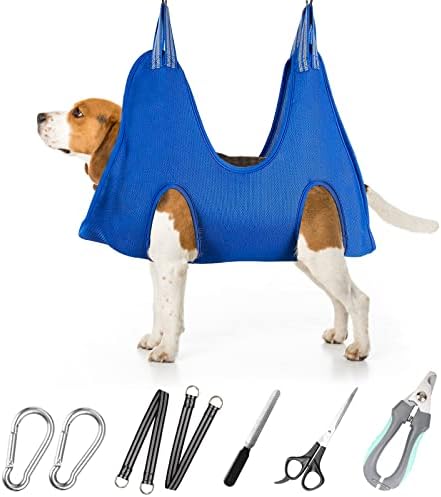 Ateson Pet Grooming Hammock, Dog Grooming Harness for Nail Trimming, Size M by ATESON