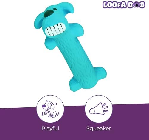 Multipet Original Loofa Latex Dog Toy - Squeaky Toy for All Dogs - Easy-to-Clean Squeaky Toys - Latex Dog Toys for Playing (1 Count, 6”, Random Color Surprise) - Image 3