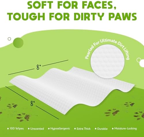 G.A.S Lick-Safe Daily Pet Wipes for Dogs and Cats, Unscented, 200 Count - Image 5