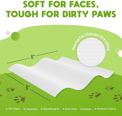G.A.S Lick-Safe Daily Pet Wipes for Dogs and Cats, Unscented, 200 Count - Image 5